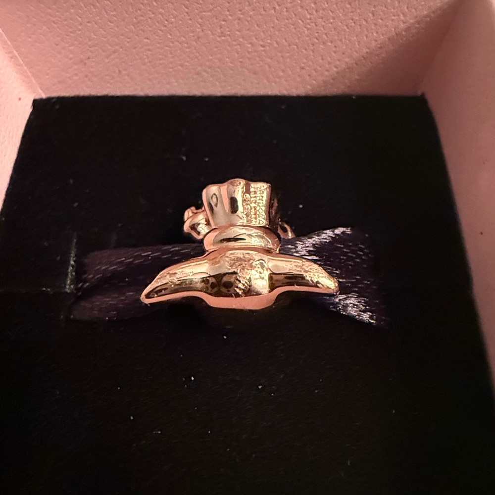 Disney Parks Grogu Rose Gold Star Wars Pandora Charm The Mandolorian Child Charm - Picture 6 of 7